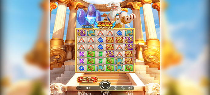 Khám phá cách chơi Almighty Zeus Wilds slot tại VN88