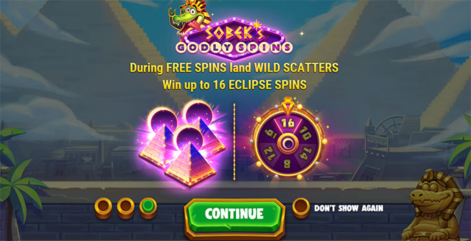 Sobek’s Godly Spins – Cùng khám phá Thế giới Ai Cập cổ đại