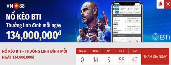 NỔ KÈO BTI – THƯỞNG LINH ĐÌNH MỖI NGÀY 134,000,000đ