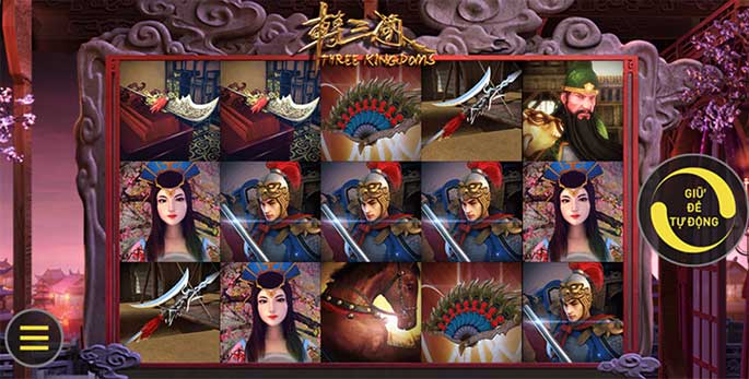 Three Kingdoms – Slot game mang chủ đề Tam Quốc tại Vn88