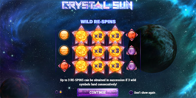 Crystal Sun – Hướng dẫn chơi slot Ngọc mặt trời tại nhà cái Vn88
