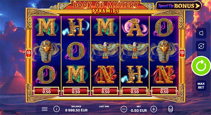 Chi tiết cách chơi slot Book of Mystery Pyramids tại VN88